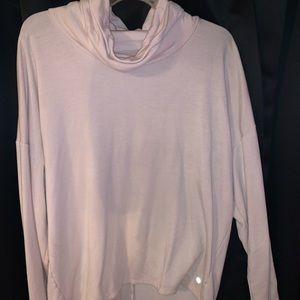 pink long sleeve top
